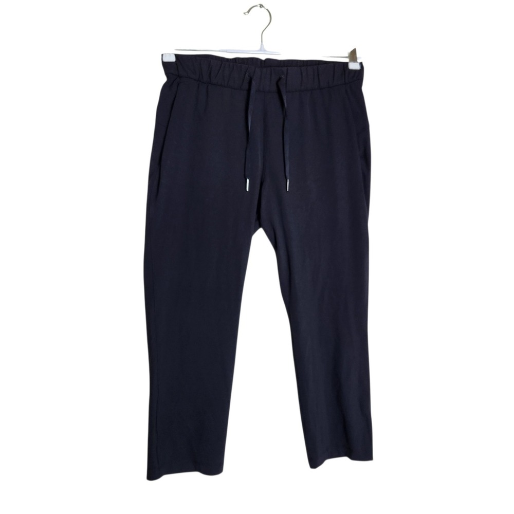Lululemon On the Fly Crop Pant Black Luxtreme Drawstring Jogger Size 6